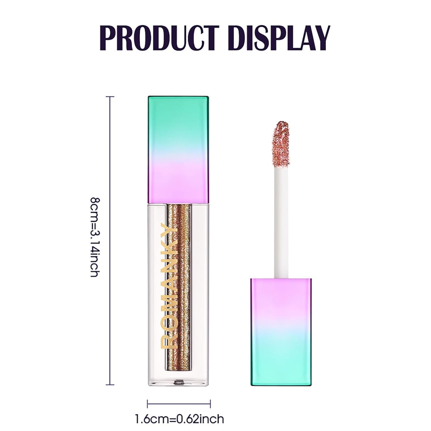 10 Farben Flüssiges Glitter, Lidschatten Make-Up Set, Metallic Matt Schimmer Nude Smoky Eye Make-Up Sieht Wasserdicht Und Langlebig Schnell Trocknend Lidschatten Kosmetik Kit Für Woman Girl