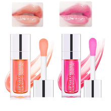 Ofanyia Hydrating Lip Glow Oil, Plumping Lip Gloss Tinted Lip Balm Transparent Lip Care, Long Lasting Hydrating Lip Gloss Tinted Lip Non-Sticky, Lip Tint Lip Care Oil