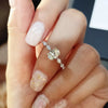 Dainty Women Engagement Rings AAA Cubic Zircon Silver Color Delicate Proposal Ring for Lover High Quality Wedding Jewelry