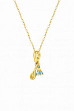 Stainless Steel Tennis Charm Necklace for Women