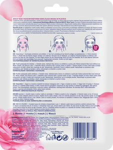 NIVEA Rose Touch Hydrating Facial Mask (1st Application), Intensive Moisturizing Face Mask with Organic Rose Water and Hyaluronic Acid (Pack of 5)