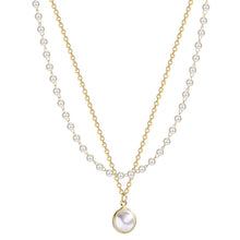 Summer Double-layer Pearls Necklace INS Fashion Clavicle Chain