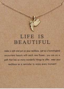 Boho Multi-Layer Moon Necklace - Elegant Gold Wafer Pendant for Women