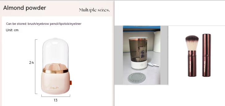 Automatic Electric Makeup Brush Cleaner - Portable USB Charging Brush Cleaning Machine