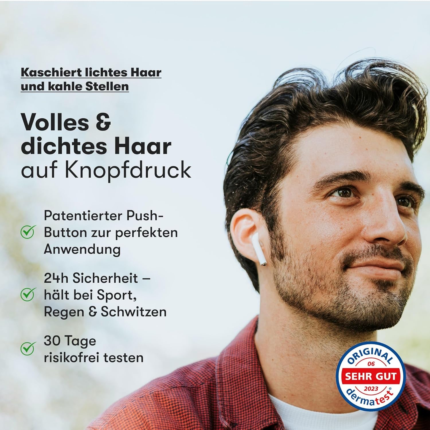 Streuhaar Zur Haarverdichtung - Für Scheitel, Kahle Stellen Am Ober- Und Hinterkopf - Von Führenden Salons Empfohlen - 11 Farben - Widerstandsfähige Streuhaare (Hellblond)