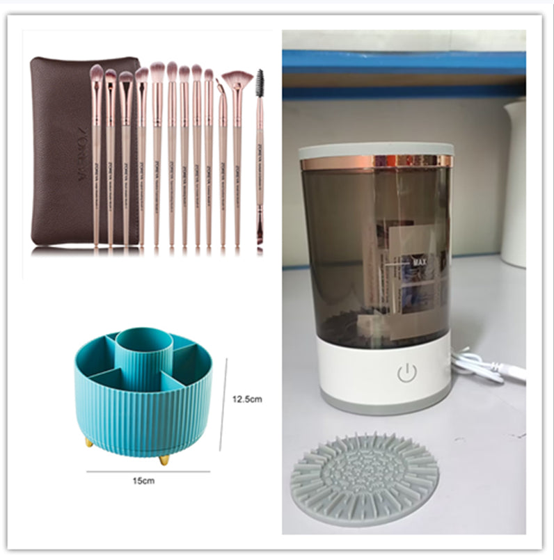 Automatic Electric Makeup Brush Cleaner - Portable USB Charging Brush Cleaning Machine