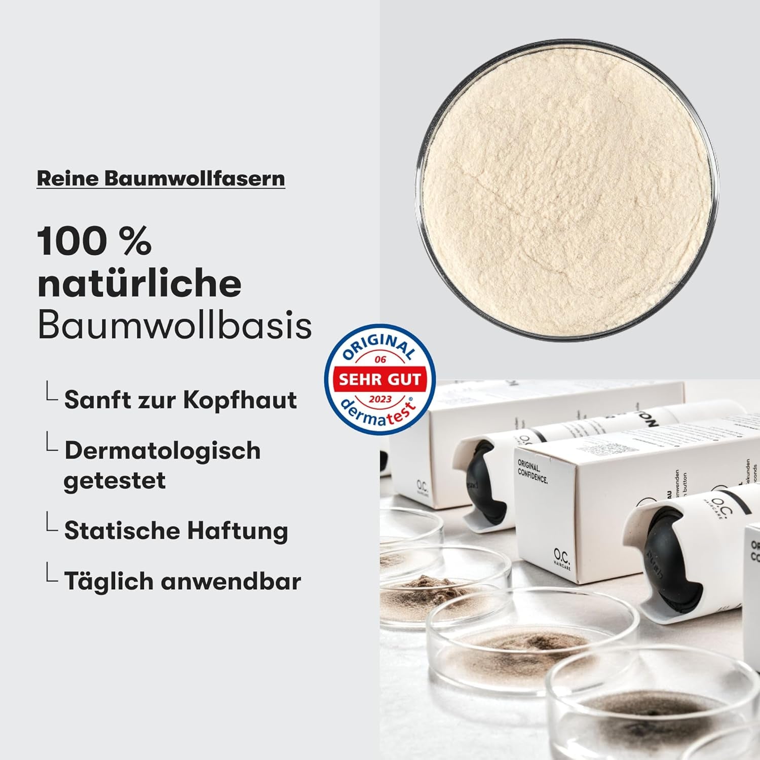 Streuhaar Zur Haarverdichtung - Für Scheitel, Kahle Stellen Am Ober- Und Hinterkopf - Von Führenden Salons Empfohlen - 11 Farben - Widerstandsfähige Streuhaare (Hellblond)