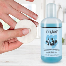 Mylee Prep + Wipe Gel Nagellack-Rückstandsreiniger 250 Ml, Vorbereitung Und Nachsorge, Uv-Led-Maniküre-Gel, Mehrzweck Zum Desinfizieren Von Nagelplatten Und Zum Entfernen Klebriger Schichten