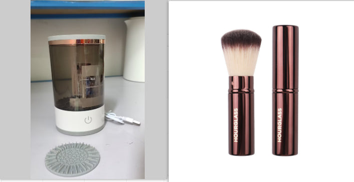 Automatic Electric Makeup Brush Cleaner - Portable USB Charging Brush Cleaning Machine