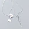 Envelope Secret Message Necklace - Love Letter Pendant Gift for Her