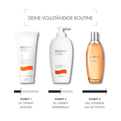 Biotherm Oil Therapy Baume Corps Bodylotion, Mit Wertvollen Ölen, Für Intensive Feuchtigkeitspflege, Körperlotion Speziell Für Raue Und Trockene Haut, Nährende Skincare, 400 Ml