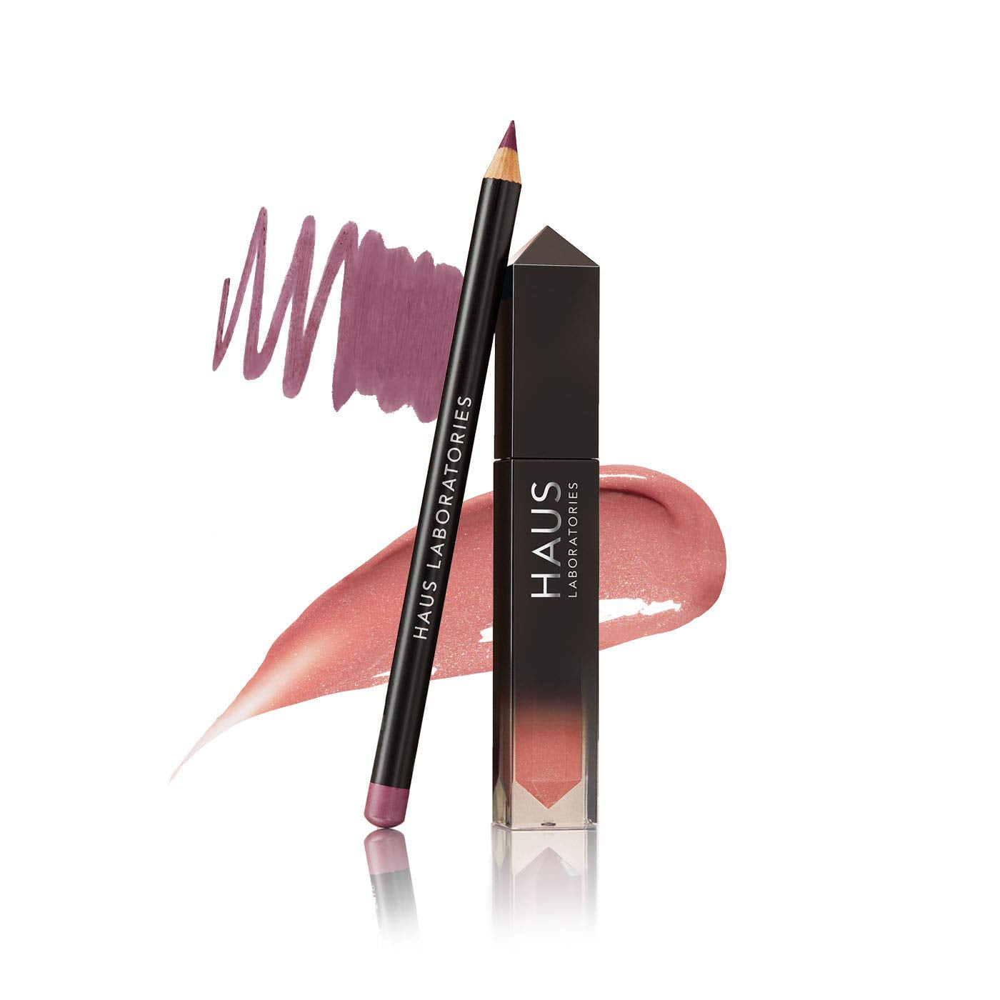 HAUS LABORATORIES by Lady Gaga: LIP SYNC SET | Set Mit Lipgloss Und Lipliner, Duo in 6 Farben, Matt Und Mit Langanhaltendem Glanz, Vegan Und Tierversuchsfrei | 2-Teiliges Spar-Set