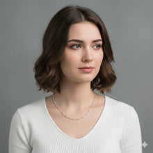 Stainless Steel Unisex Silver Singapore Chain Necklace 45 Cm