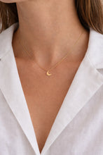 Stainless Steel Mini Moon Necklace for Women