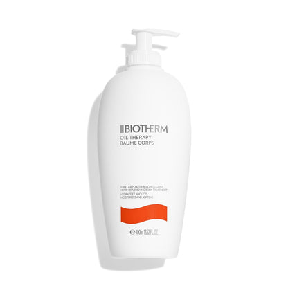 Biotherm Oil Therapy Baume Corps Bodylotion, Mit Wertvollen Ölen, Für Intensive Feuchtigkeitspflege, Körperlotion Speziell Für Raue Und Trockene Haut, Nährende Skincare, 400 Ml