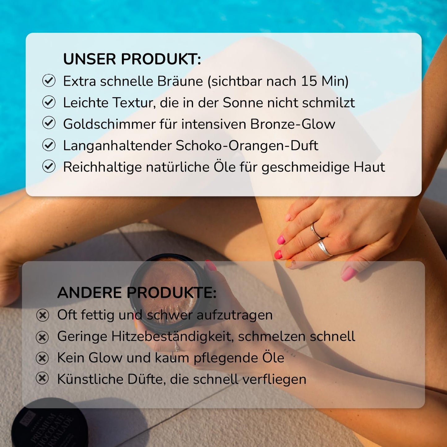 Premium Bräunungsbeschleuniger - Schokoladenmarmelade Mit Karotten - Und Olivenöl - Weltneuheit Pflege - Und Bräunungsmarmelade Für Einen Dunkleren Teint (200 Ml)