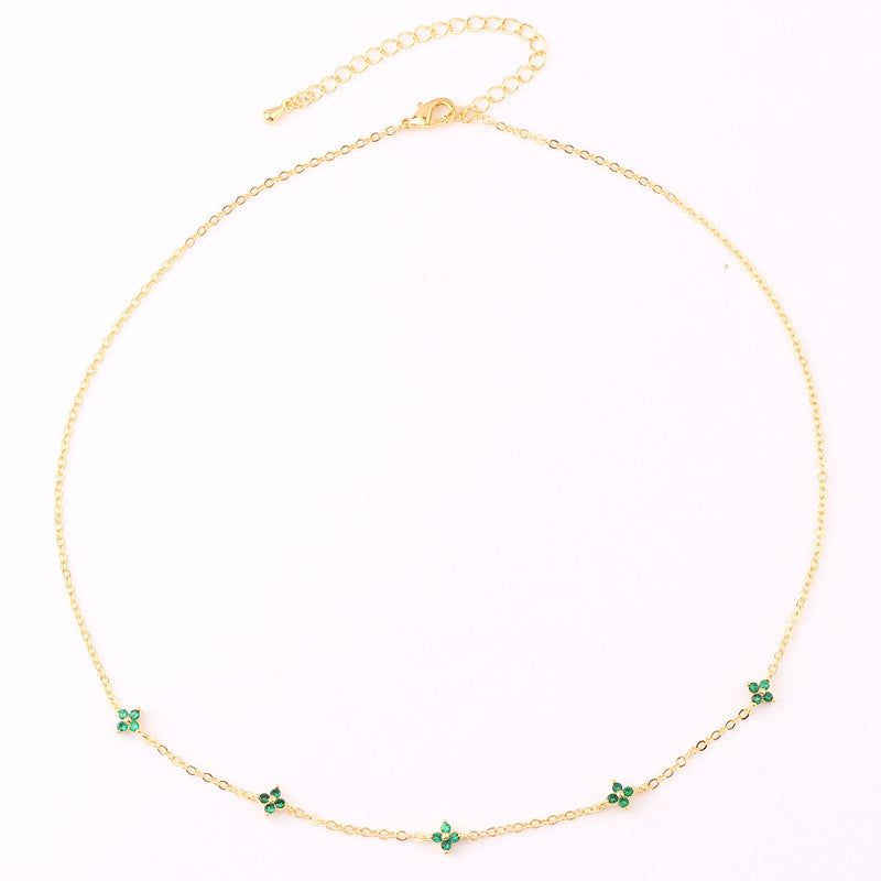 Blue Flower Vacation Necklace - Beach & Summer Travel Jewelry for Women