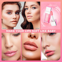 Ofanyia Hydrating Lip Glow Oil, Plumping Lip Gloss Tinted Lip Balm Transparent Lip Care, Long Lasting Hydrating Lip Gloss Tinted Lip Non-Sticky, Lip Tint Lip Care Oil