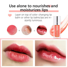 Ofanyia Hydrating Lip Glow Oil, Plumping Lip Gloss Tinted Lip Balm Transparent Lip Care, Long Lasting Hydrating Lip Gloss Tinted Lip Non-Sticky, Lip Tint Lip Care Oil