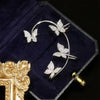 Butterfly Ear Clip & Hook Earrings - Non-Piercing Fashion Jewelry