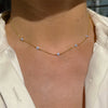 Blue Flower Vacation Necklace - Beach & Summer Travel Jewelry for Women