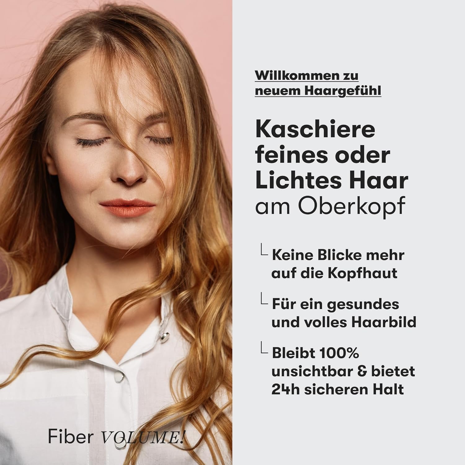Streuhaar Zur Haarverdichtung - Für Scheitel, Kahle Stellen Am Ober- Und Hinterkopf - Von Führenden Salons Empfohlen - 11 Farben - Widerstandsfähige Streuhaare (Hellblond)