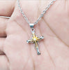 Octagonal Star Cross Necklace - Vintage Alloy Pendant Jewelry for Women