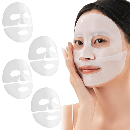 Bio-Collagen Real Deep Mask, 4 Stück Anti-Falten Lifting Gesichtsmaske, Bio-Collagen Mask Overnight, Bio Collagen Mask, Feuchtigkeitsspendende Gesichtsmaske Für Alle Haut