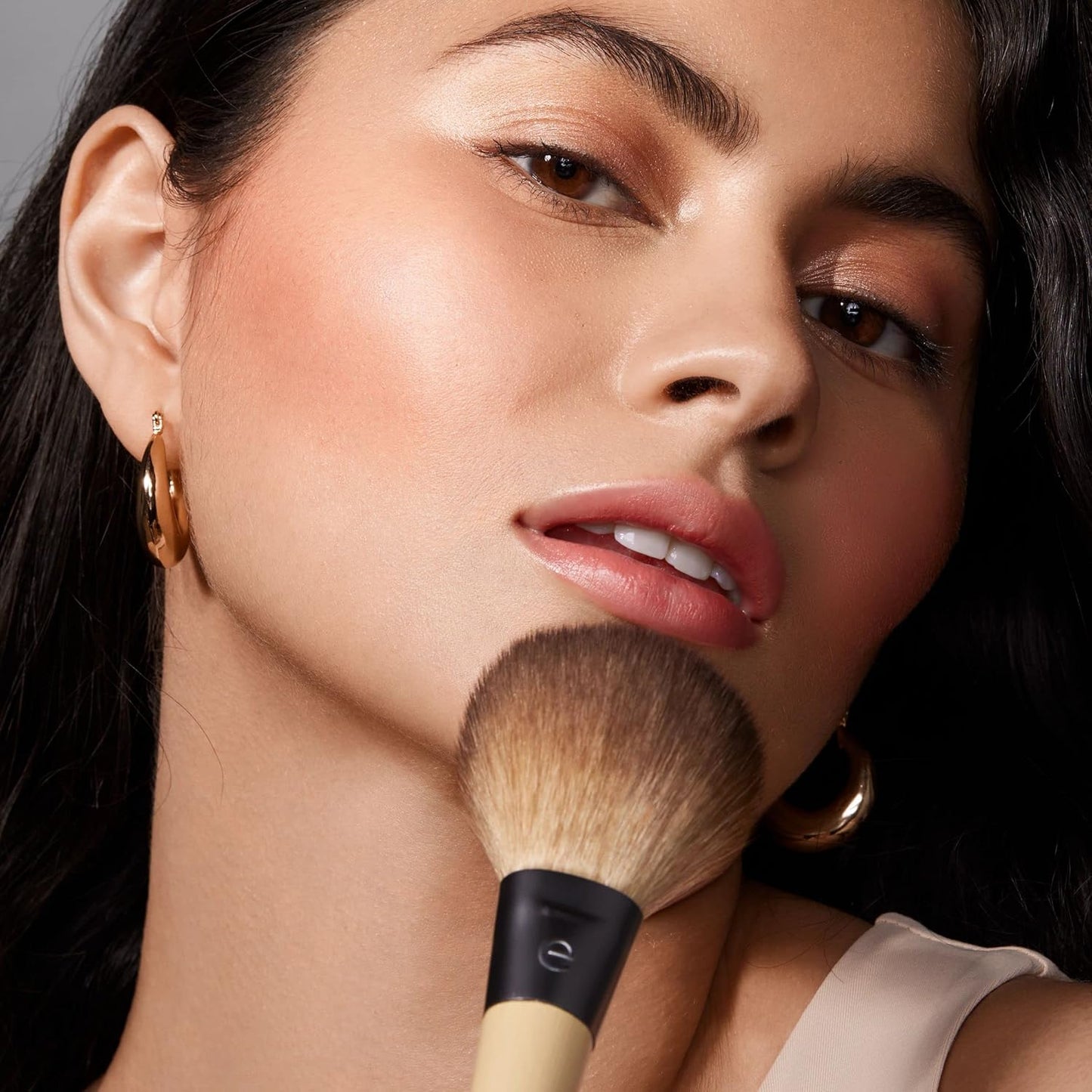 Ecotools Core Five Make-Up-Pinsel- Und Schwamm-Set, Für Lidschatten, Rouge, Bronzer, Eyeliner Und Foundation, Make-Up Blending Schwamm, Pinsel Essentials, 5-Teiliges Set