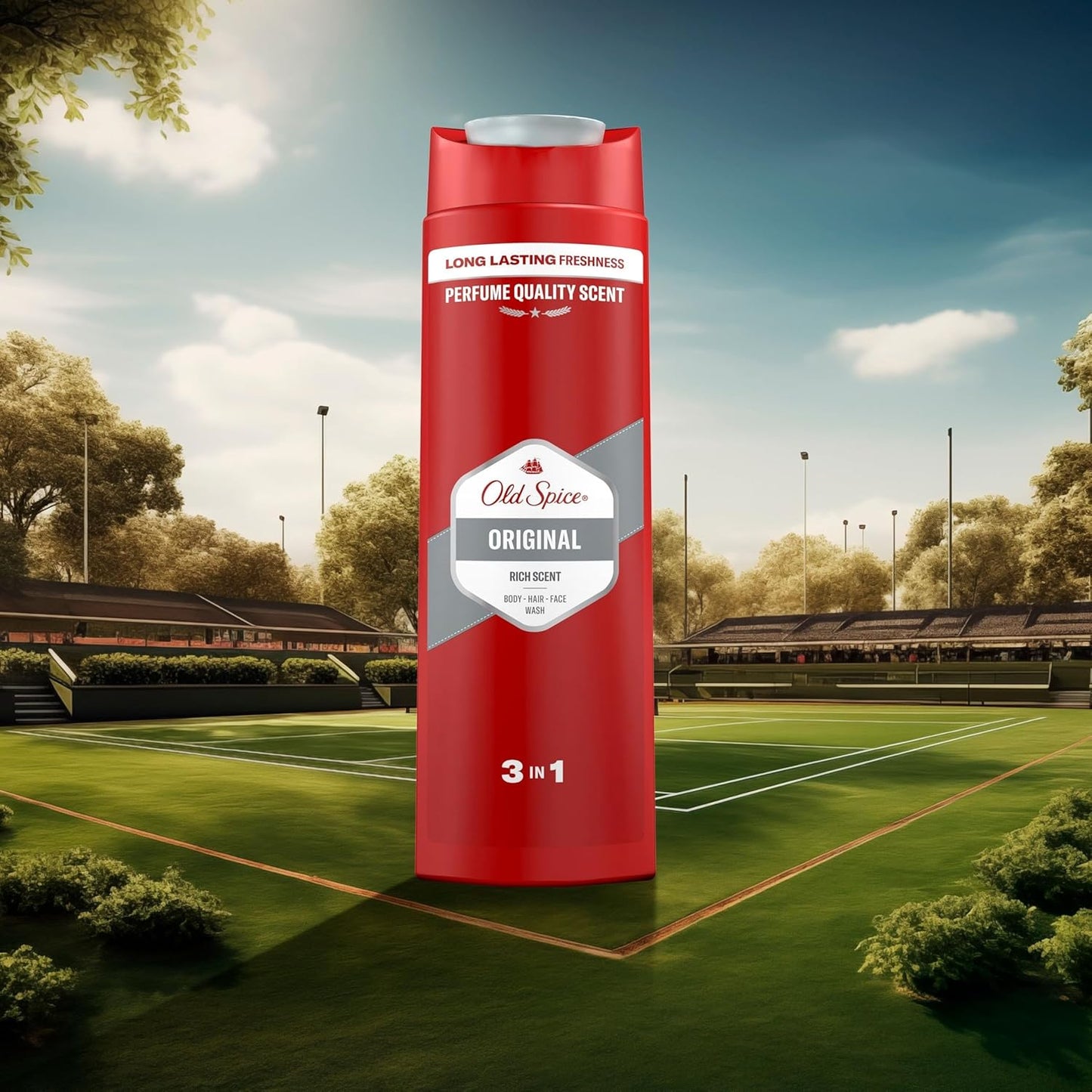 Old Spice Original 3-In-1 Mehrzweck-Shampoo Für Haar, Gesicht Und Körper 250 Ml, Langanhaltende Frische, Duft Von Parfümqualität, Tiefenreinigung