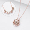 Magnetic Folding Heart Clover Necklace - 2-in-1 Retro Jewelry for Women