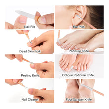 Maniküre Set - Nagelset Für Männer - Edelstahl Nagelknipser Set - Professionelles Pediküre Set Fußpflege - Nagelpflege Zubehör Für Fußnägel & Fingernägel - Tragbares Nail Kit(Roségold)