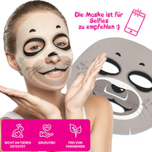 7Days Tuchmasken Gesicht Set Animal Mit Feuchtigkeitsspendend Und Anti-Falten-Wirkung Natürlichen Extrakten Und Vitaminen Beauty Gesichtsmaske Frauen Männer Mädchen Für Korean Skincare 4 Stück