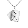Envelope Secret Message Necklace - Love Letter Pendant Gift for Her