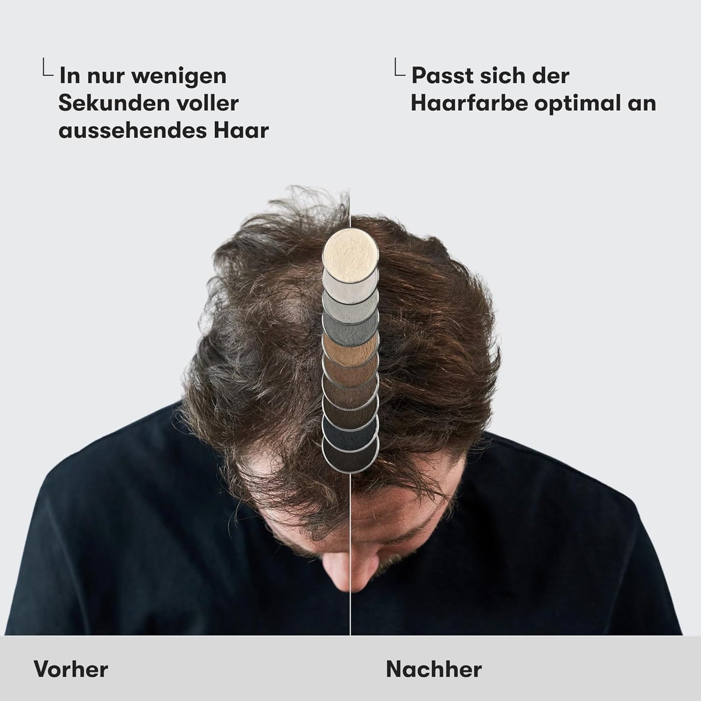 Streuhaar Zur Haarverdichtung - Für Scheitel, Kahle Stellen Am Ober- Und Hinterkopf - Von Führenden Salons Empfohlen - 11 Farben - Widerstandsfähige Streuhaare (Hellblond)