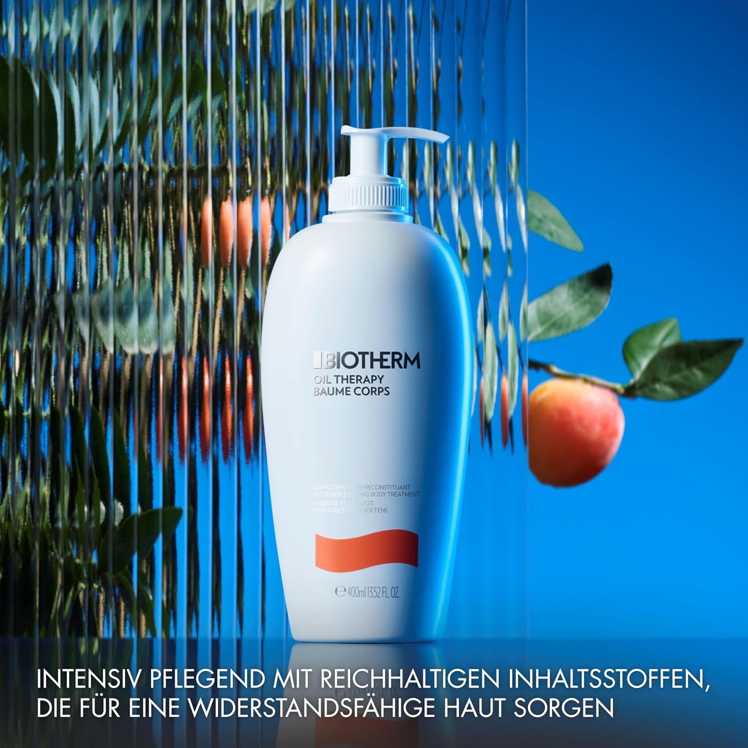 Biotherm Oil Therapy Baume Corps Bodylotion, Mit Wertvollen Ölen, Für Intensive Feuchtigkeitspflege, Körperlotion Speziell Für Raue Und Trockene Haut, Nährende Skincare, 400 Ml