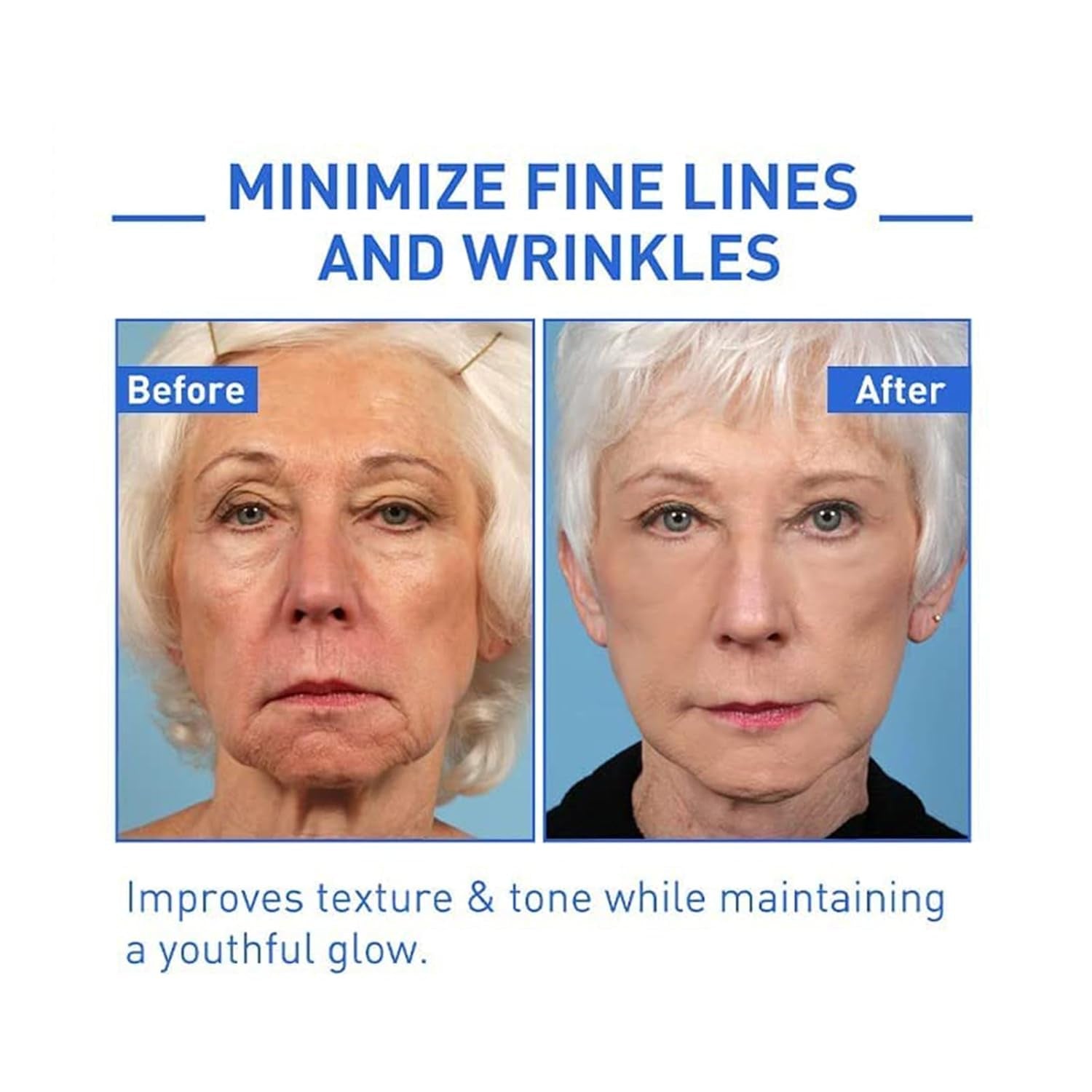 Serum Soforteffekt Gesicht, Anti-Aging Serum, Face Serum, Gesichtsserum, Olavita Serum, Kollagenverstärkendes Anti-Aging-Serum Für Alle Hauttypen (4 Stück)