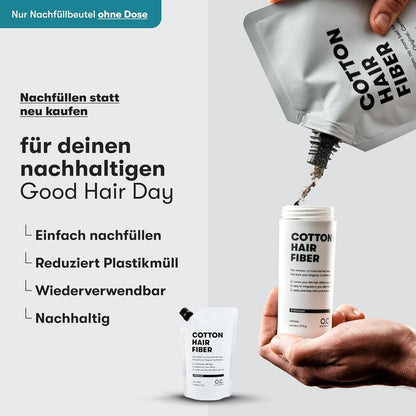 Streuhaar Zur Haarverdichtung - Für Scheitel, Kahle Stellen Am Ober- Und Hinterkopf - Von Führenden Salons Empfohlen - 11 Farben - Widerstandsfähige Streuhaare (Hellblond)