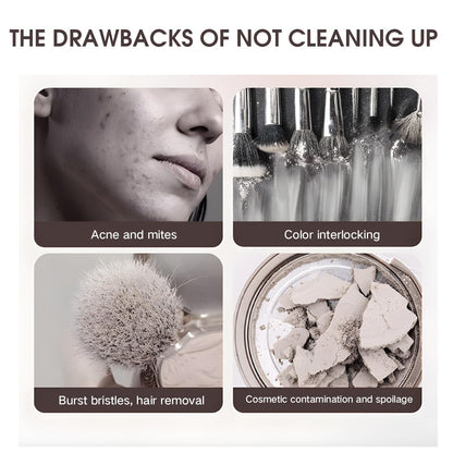 Make up Pinselreiniger Trockner, Make up Pinsel Reiniger, Pinselreiniger, USB Automatische Tiefenkosmetik Reinigungsgerät Make up Pinselwerkzeug Für Aller Größen