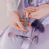 Amethyst Facial Roller Set with Gua Sha Stone and 10ml Aventurine Oil Crystals - Facial Massage Tool for Face and Eyes