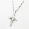Octagonal Star Cross Necklace - Vintage Alloy Pendant Jewelry for Women