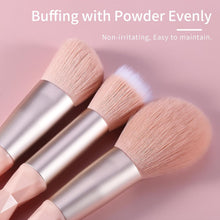 Veganes Make up Pinsel Set Professional, Diamant Make up Pinsel Set Mit Handtasche, Rosa Kosmetikpinsel Make up Set, Bunte Make up Pinsel Vegan, Rosa Make up Pinsel Set. (Re.P)