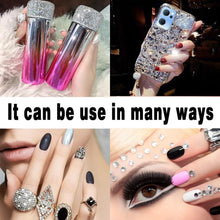 2680Stk Glitzersteine Gesicht Selbstklebend Klein, Kristallrhinestones Mit Glitzersteine Runde Gems, Nagelkunst Strass Nagel Steinchen, Nagel Steine Kristall Klar Für Nägel Pick up Stift+ Pinzette