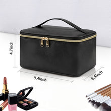 Kosmetiktasche Damen, Groß Make up Tasche Reise Kosmetikkoffer Für Frauen Travel Makeup Bag Cosmetic Bag Mit Griff Und Teiler