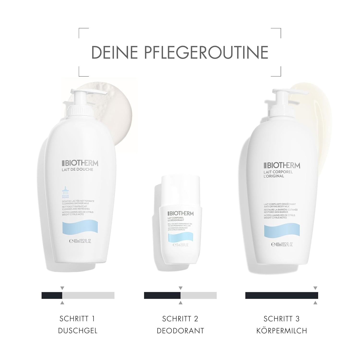 Biotherm Lait Corporel L'Original, Feuchtigkeitsspendende Körperlotion Mit Life Plankton Für Geschmeidige Haut, Sanfte Körperpflege Mit Zartem Duft, Bodylotion Für Hydratisierte Haut