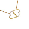 Zircon Double Heart Necklace - Sparkling Rhinestone Love Pendant Gift for Her