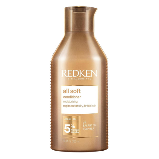 Redken Spülung Für Trockenes Und Brüchiges Haar, Belebt Und Hydratisiert, Mit Fettsäuren, Antioxidantien Und Argan-Öl, All Soft Conditioner